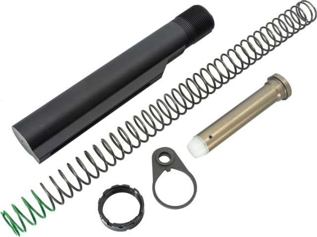 Sons of Liberty Gun Works A5 Buffer Kit Loyal 9 or Vltor Extension Green Spring A5H2 QD End Plate FCD Castle Nut Black - Sons Of Liberty Gun Works