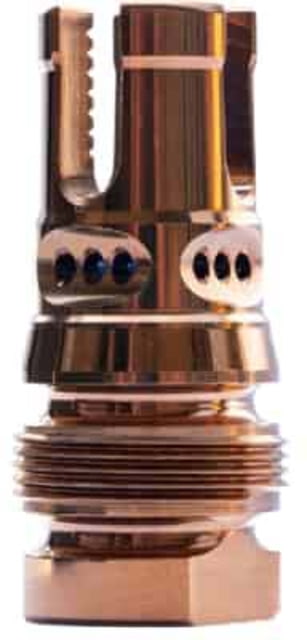 Sons of Liberty Gun Works NOX XENO Muzzle Device 5.56 1/2x28 Bronze Heat Treat Black - Sons Of Liberty Gun Works