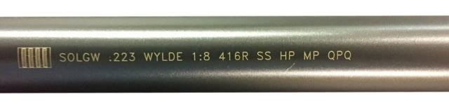 Sons of Liberty Gun Works Threaded Barrel .223 Wylde 16in P6 Rifling Mid Gas 5/8x24 1-7 Twist Black Finish Black - Sons Of Liberty Gun Works