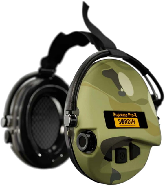 Sordin Supreme PRO-X Neckband Headset Gel Camo Cups - Sordin