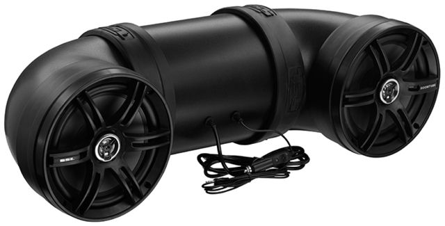Sound Storm Laboratories Soundtorm Amplifed Boomtube For ATV 8in Marine Speakers 700W Bluetooth Aux Input Black