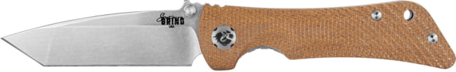 Southern Grind Spider Monkey Folding Knife 3.25in CPM S35VN Steel Micarta Handle Tanto Stain Tan - Southern Grind