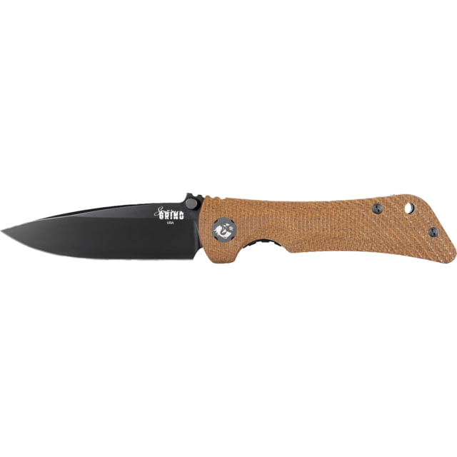 Southern Grind Spider Monkey Folding Knife 3.25in CPM MagnaCut Steel Micarta Handle Black - Southern Grind