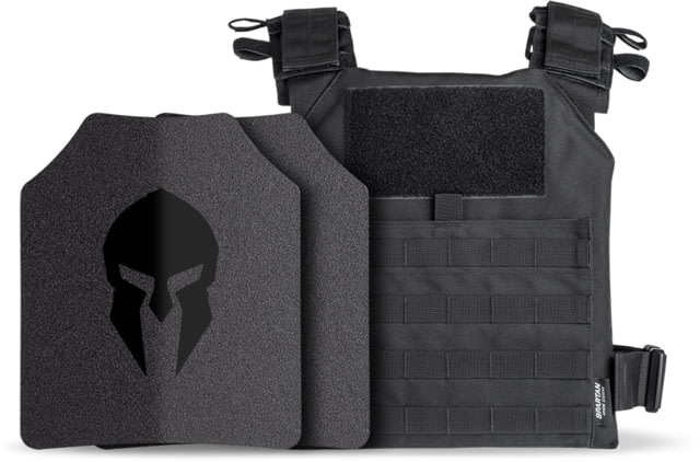 Spartan Armor Systems AR500 Omega Body Armor Active Shooter Kit/police Tactical Gear Single Curve Full Coat Black Medium-Extra Large - Spartan Armor Systems