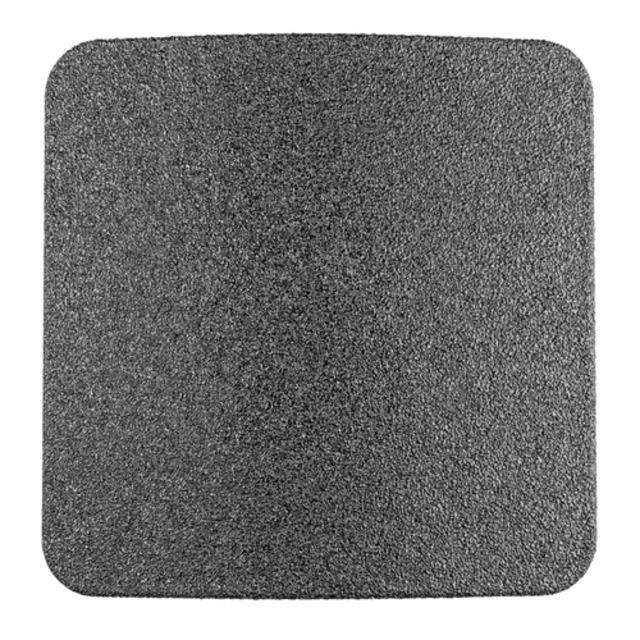 AR550 Steel Body Armor Side Plates Set Of Two Base Coat Black 6x6 - Spartan Armor Systems
