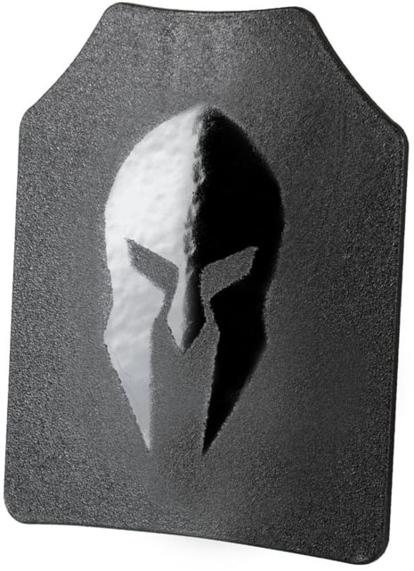 Spartan Armor Systems Omega Level III Body Armor Single Plate Single Curve Base Coat Black 10x12 X 12 SH SC BC
