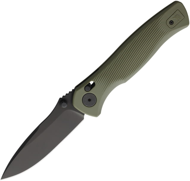 Spartan Blades Eleos Crossbar Lock PVD Grn - Spartan Blades