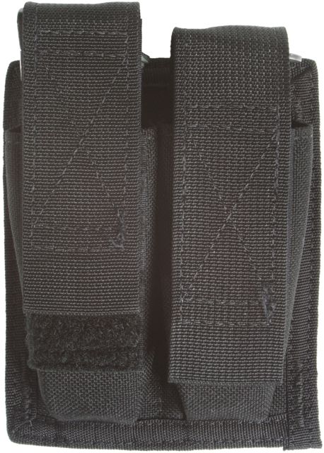 Spec Ops M-9 Double Magazine Pouch w/ Hook & Loop Closure Black - Spec-Ops