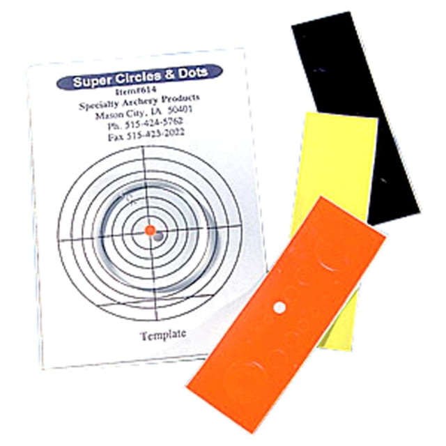 Specialty Archery Circles/Dots Black/Orange/Yellow - Specialty Archery