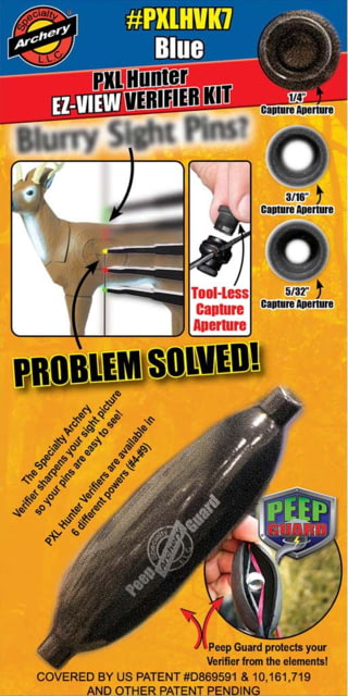 Specialty Archery PXL Hunter EZ-View Verifier Kit No. 7 Blue - Specialty Archery