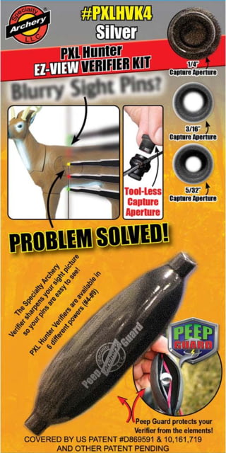 Specialty Archery PXL Hunter EZ-View Verifier Kit No. 4 Silver - Specialty Archery