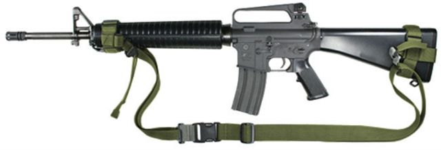 Specter Gear 2 Point Tactical Sling w/ERB Armed Forces Package - Fits M-16A2/M-4 - Olive Drab - Specter Gear