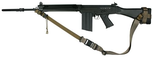 Specter Gear 2 Point Tactical Sling FN FAL Ambidextrous w/ ERB - Coyote - Specter Gear