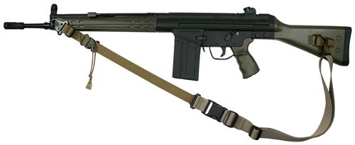 Specter Gear 2 Point Tactical Sling HK MP5 HK91 HK93 HK53 Ambidextrous w/ ERB - Coyote