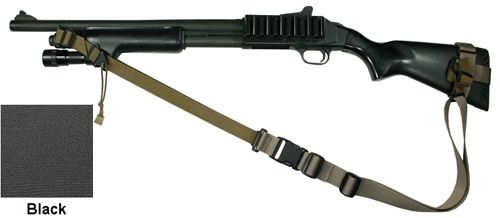 Specter Gear 2 Point Tactical Sling Mossberg 590/590A1 w/ Hogue 12in LOP Stock Ambidextrous w/ ERB Black 763 BLK-ERB - Specter Gear