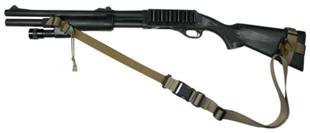 Specter Gear 2 Point Tactical Sling Remington 870 and 1187 w/ Hogue 12in LOP Stock Ambidextrous w/ ERBCoyote 755 COY-ERB - Specter Gear