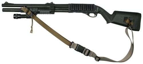 Specter Gear 2 Point Tactical Sling Remington 870 w/ Magpul SGA Stock Ambidextrous w/ ERBCoyote 768 COY-ERB - Specter Gear
