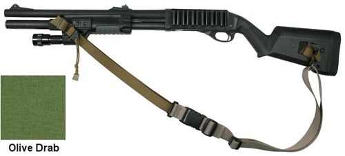 Specter Gear 2 Point Tactical Sling Remington 870 w/ Magpul SGA Stock Ambidextrous w/ ERBOD Green 768 OD-ERB - Specter Gear