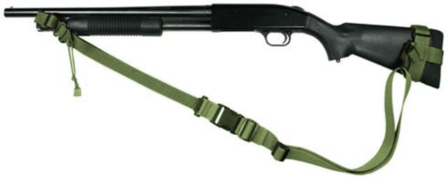 Specter Gear 2 Point Tactical Sling Mossberg 500 reduced length of pull stock Ambidextrous w/ ERB - OD Green - Specter Gear