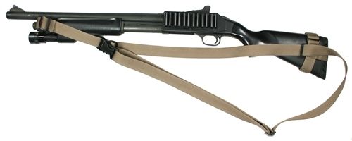 Specter Gear CQB Sling Mossberg 590/590A1 w/ Hogue 12in LOP Stock Ambidextrous w/ ERBCoyote 760 COY-ERB - Specter Gear