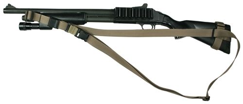 Specter Gear CST Sling Mossberg 590/590A1 w/ Hogue 12in LOP Stock Ambidextrous - Coyote 761 COY - Specter Gear