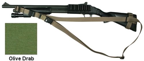 Specter Gear CST Sling Mossberg 590/590A1 w/ Hogue 12in LOP Stock Ambidextrous w/ ERBOD Green 761 OD-ERB - Specter Gear
