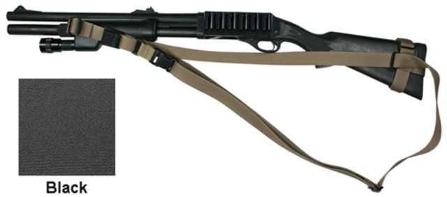 Specter Gear CST Sling Remington 870 and 11/87 w/ Hogue 12in LOP Stock Ambidextrous - Black 753 BLK - Specter Gear