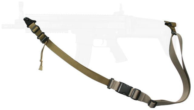 Specter Gear Raider 2 Point Tactical Sling FN SCAR Braided Lanyard Emergency Release Coyote Tan 727 COY-ERB-BL - Specter Gear