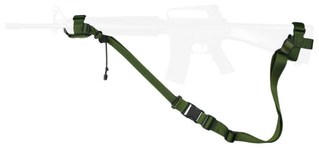 Specter Gear Raider 2 Point Tactical Sling M-16 / AR-15 standard fixed stock Braided Lanyard Emergency Release Coyote Tan 532 COY-ERB-BL - Specter Gear