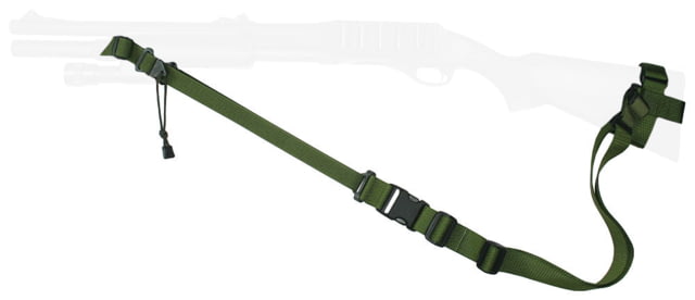 Specter Gear Raider 2 Point Tactical Sling Remington 870 & 11/87 standard fixed stock Braided Lanyard Emergency Release Olive Drab Green 538 OD-ERB-BL - Specter Gear