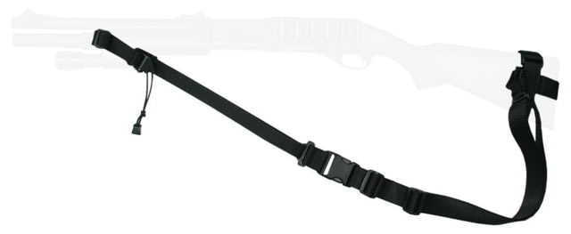 Specter Gear Raider 2 Point Tactical Sling Remington 870 with Hogue 12" LOP Stock Braided Lanyard Emergency Release Black 755 BLK-ERB-BL - Specter Gear