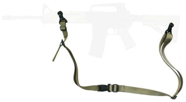 Specter Gear Raptor 2 Point Tactical Sling Universal Paraclip Emergency Release Coyote Tan  COY-ERB - Specter Gear