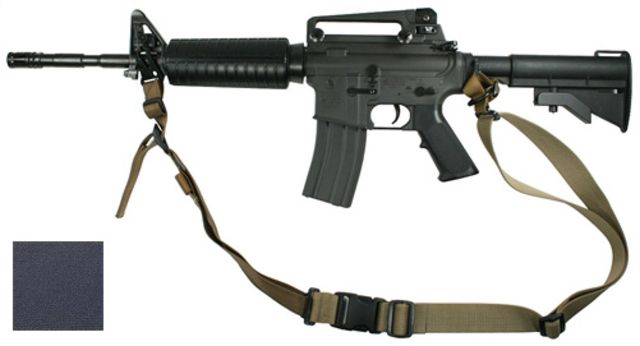 Specter Gear SCS Convertible 1 or 2 Point Tactical Sling webbing attachment version Black 810-BLK - Specter Gear