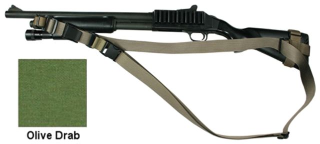 Specter Gear SOP Sling Mossberg 590/590A1 w/ Hogue 12in LOP Stock Ambidextrous - OD Green 762 OD - Specter Gear