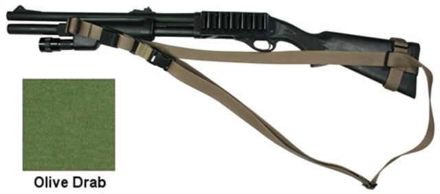 Specter Gear SOP Sling Remington 870 and 11/87 w/ Hogue 12in LOP Stock Ambidextrous w/ ERBOD Green 754 OD-ERB - Specter Gear