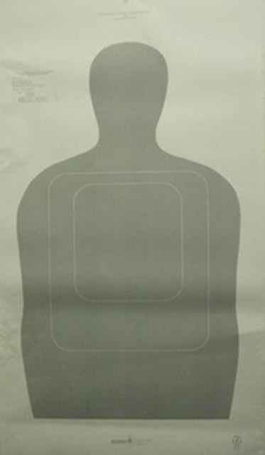 Speedwell Targets US Customs Target - Police Silhouette NRA Instructor Course - 25 yd. 100/Pack TQ 15 - Speedwell Targets