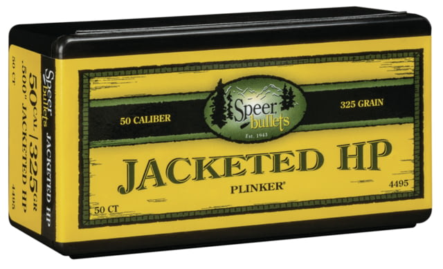 Speer Jacketed Handgun Bullet 50 Action Express 325 Grain Jacketed Hollow Point Pistol Bullet 50