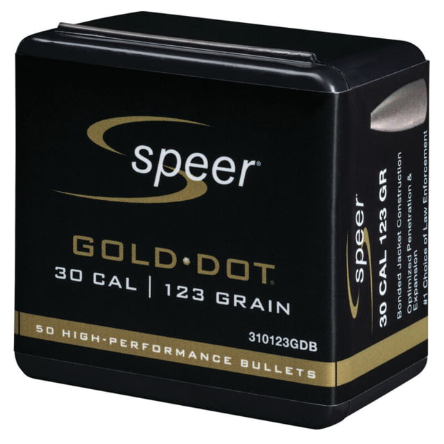Speer Gold Dot Rifle Component Bullet .310 123 Grain Soft Point Rifle Bullet 50