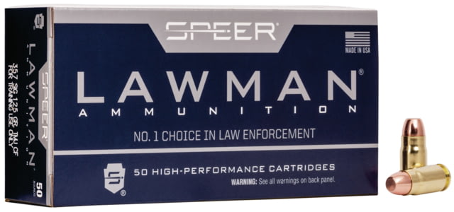 er Lawman CleanFire Training .357 SIG 125 Grain Total Metal Jacket Centerfire Pistol 50 Rounds Ammo