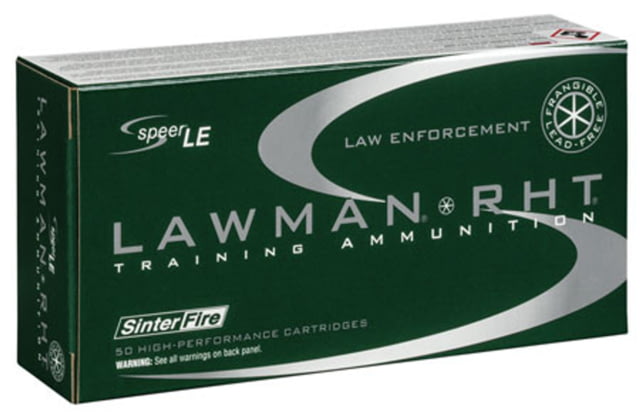 er Lawman RHT Training 9mm Luger 100 Grain Brass Pistol 50 Rounds Ammo