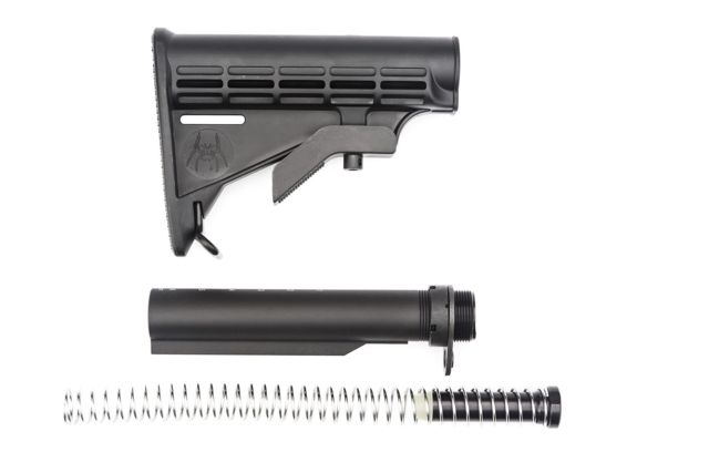 Spikes Tactical Spikes Tactical Stock - Spikes M4 Complete Kit w/ST-T2 Black - $139.99 at Optics Planet