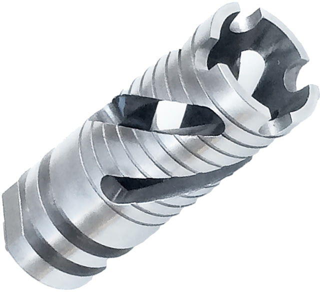 Infinite Product Solutions Gen 1 Spiral Phantom Flash Hider .45 ACP .578x28 Natural Stainless Steel - Infinite Product Solutions