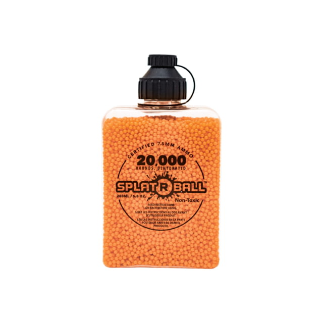 SPLAT R Ball Certified Water Bead Ammo Orange 20k Rounds - Splat R Ball