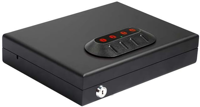 Sports Afield SA-HD1 Home Defense Quick Access Vault E-Lock 1 Handgun 2.5 x 11 x 9in Black No FRT - Sports Afield