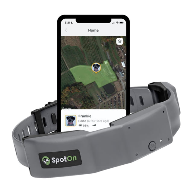 SpotOn Fence GPS Dog Fence Collar Grey/Black Medium - Spoton Fence