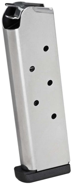 ingfield Armory 1911 Magazine W/ Slam Pad .45 ACP 7 Round Stainless Steel Finish 7RD Ammo