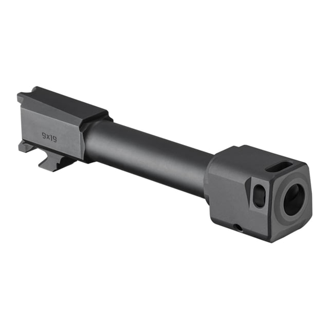 USED Springfield Armory Hellcat Threaded Barrel w/ Self-Indexing Compensator 9mm Luger 3.8 inch 1-10 Twist 1/2x28 Thread Melonite Black - Springfield Armory