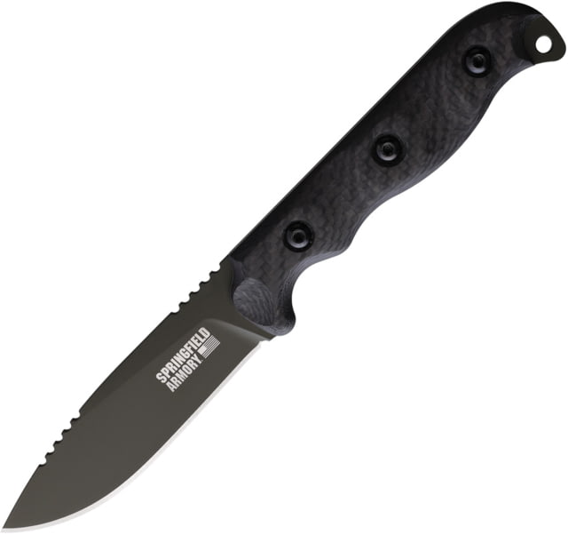Springfield Armory Hunting Carbon Fiber 3.75 in Fixed Blade Knife - Springfield Armory