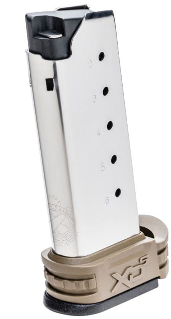 ingfield Armory XD-S MOD.2 Magazine W/ Sleeve .45 ACP 6 Round Flat Dark Earth Finish 6RD Ammo