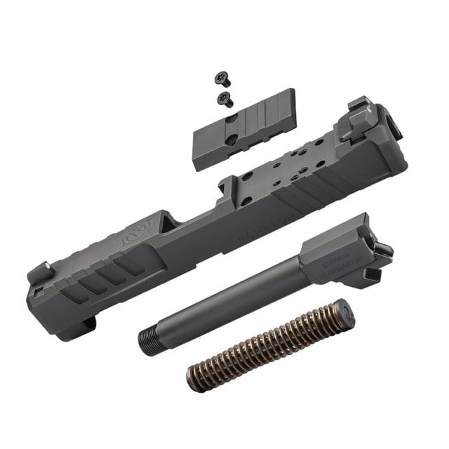 Springfield Armory Echelon 4.0C Slide Assembly W/ Threaded Barrel / Recoil Assembly Black